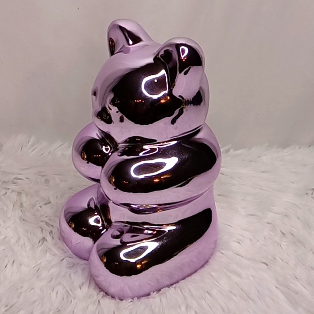 Iridescent Light Purple Teddy Bear decor🧸 💜 - Picture 4 of 7